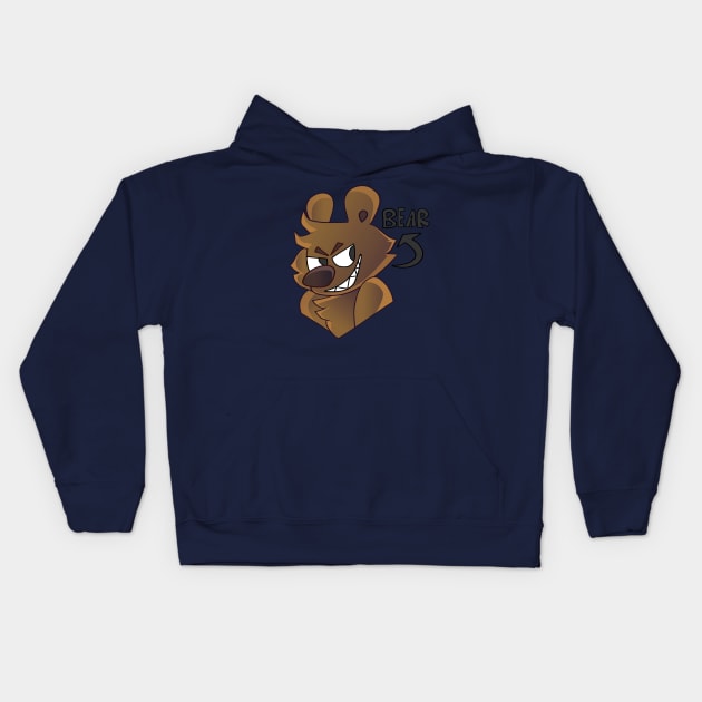 BEAR Kids Hoodie by giraffeish